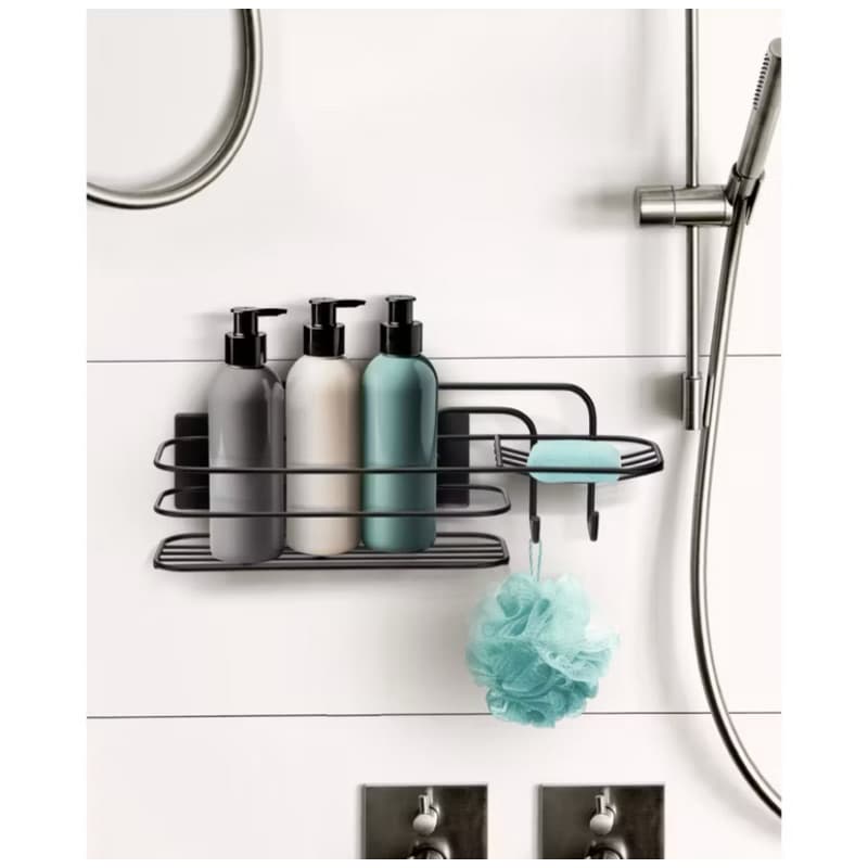 PORTA SHAMPOO E SABONETEIRA SEM FURO 3M DUPLA FACE