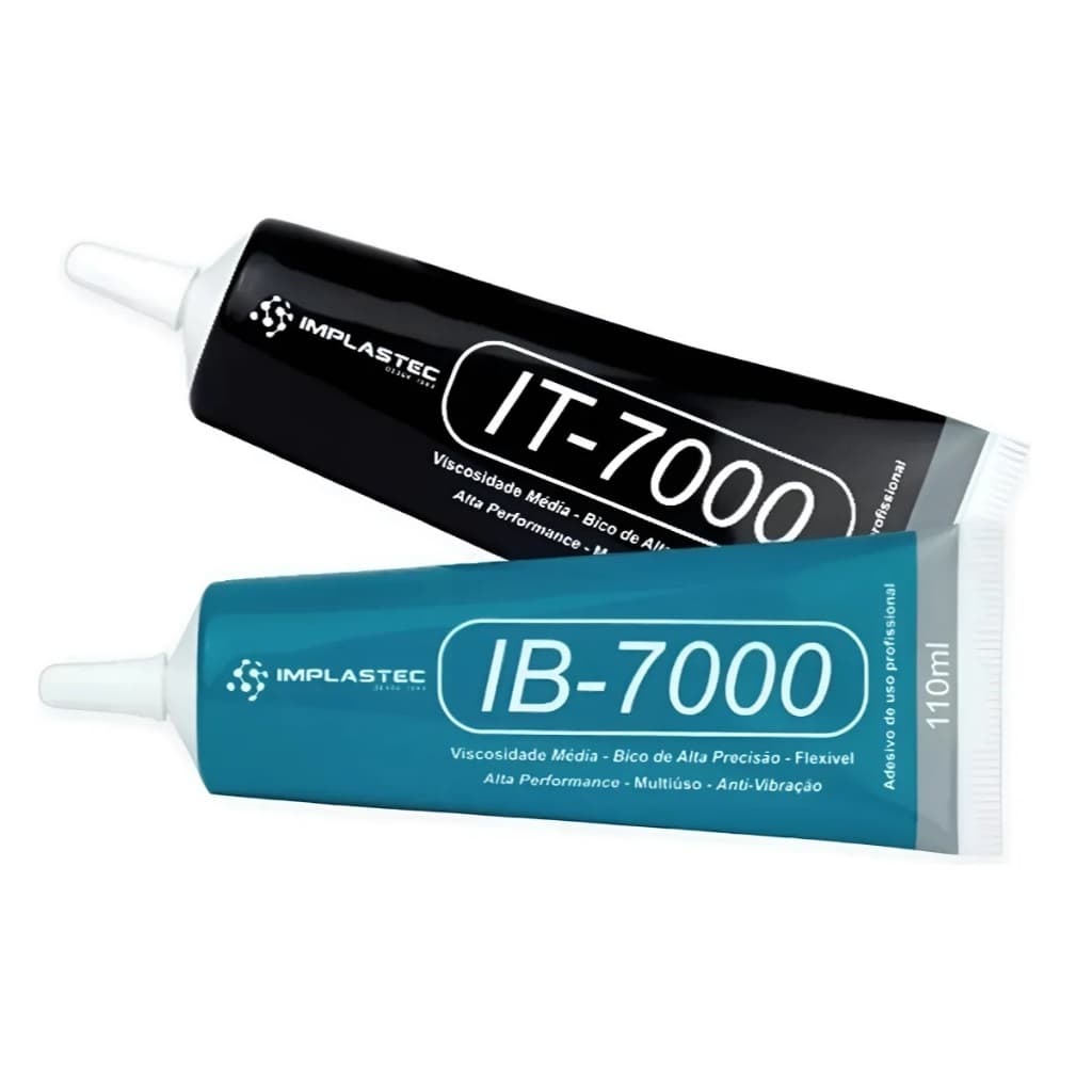 Kit 2 Colas Celular Ib7000 E It7000 Preta E Transparente