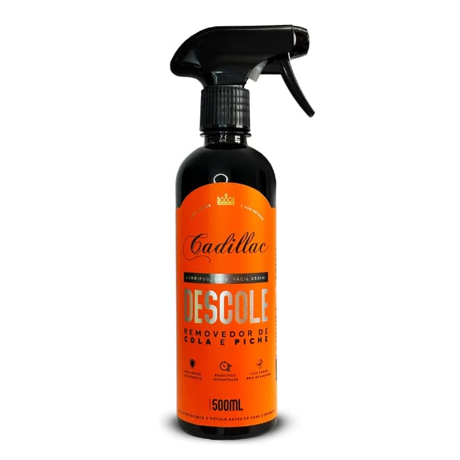 Removedor de Cola e Piche Descole 500ml Cadillac Limpeza Automotiva Desengraxante