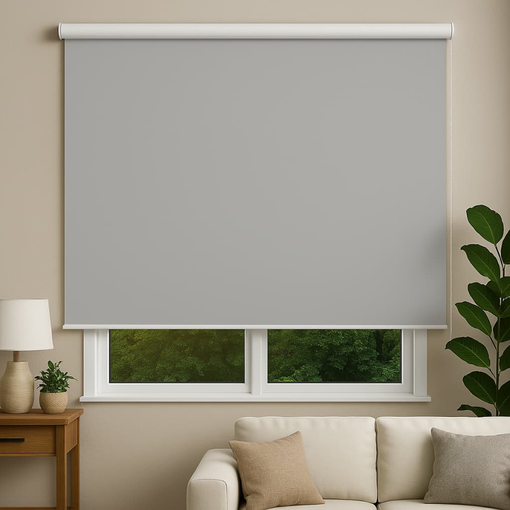 Persiana Rolo Blackout Tecido Liso 1,40m X 1,60m Altura Sala Quarto Escritório Cortina Blecaute