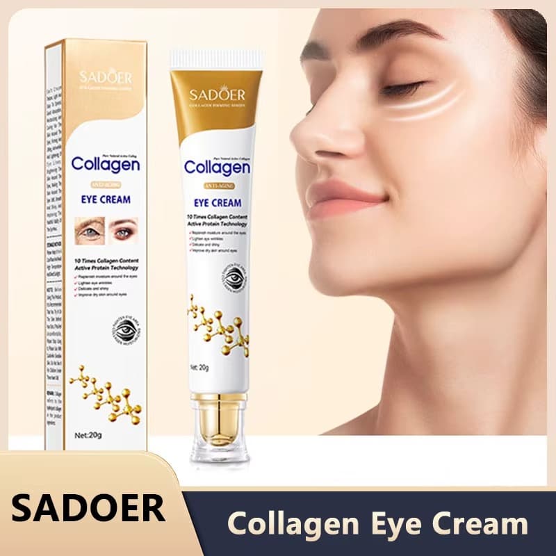 Creme Para Os Olhos De Colágeno Creme Para Olheiras Firmador De Bolsas Para Olhos Redução De Inchaço