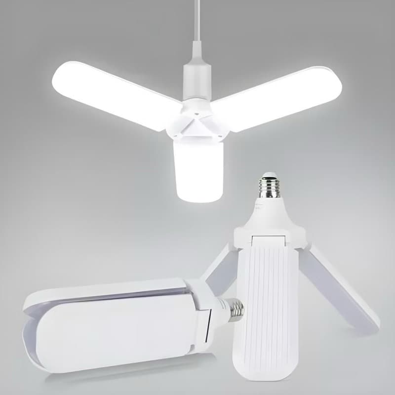 Luminária Decorativa Pétalas e 3 Abas Lâmpada 45W Econômica e Potente Oásis OIH-4941