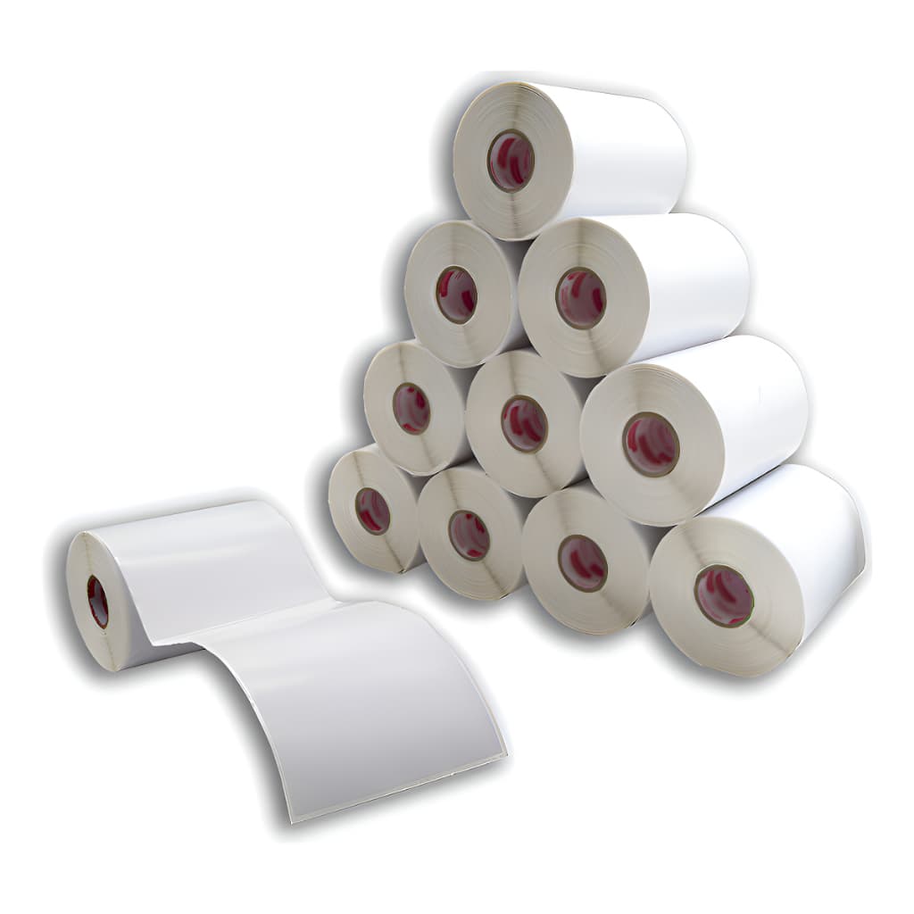 50 Rolos Etiqueta Termica 10x15cm 100x150mm Sem Ribon Plp Mercado Livre Shopee Amazon Zebra