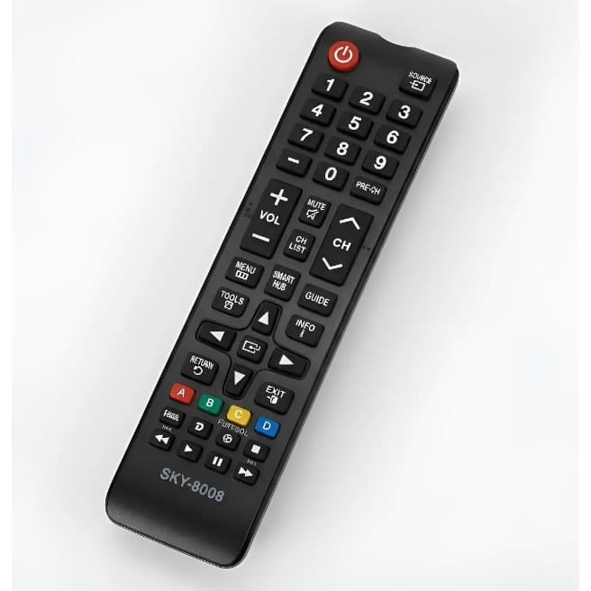 Controle remoto para Tv Samsung LCD/LED 3D HDTV Smart Hub Tecla Futebol + 02 pilhas
