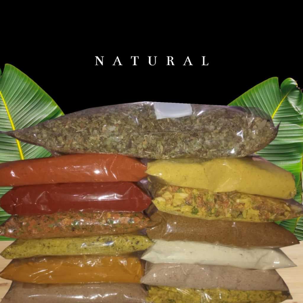 Kit 10 Temperos e Cond. Nat Sachês 100g cada | Artesanal | Sem Conservantes