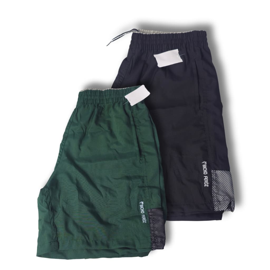 Kit 2 Short Mauricinho com elastano estilo Confort Dry com short para treino