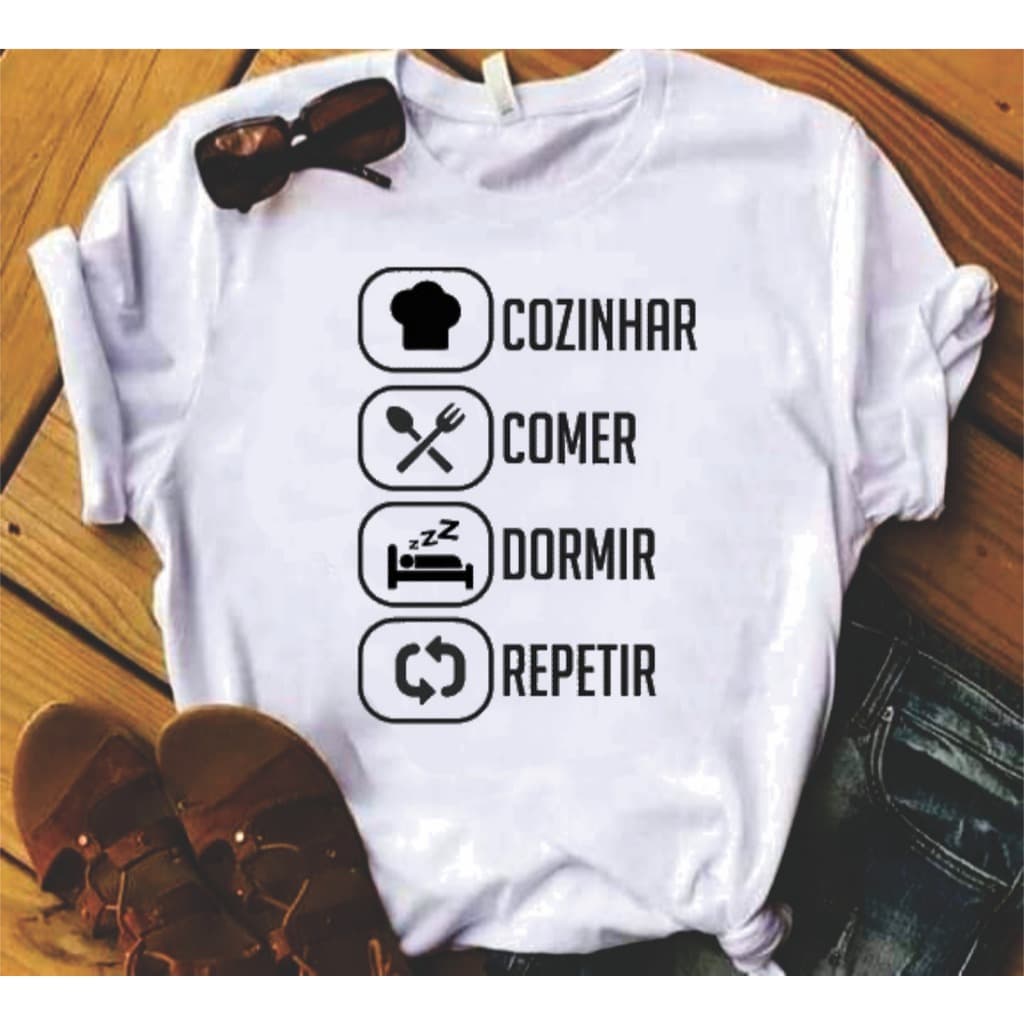 Camisa Gastronomia  Blusa T-shirt 859 SH. CP