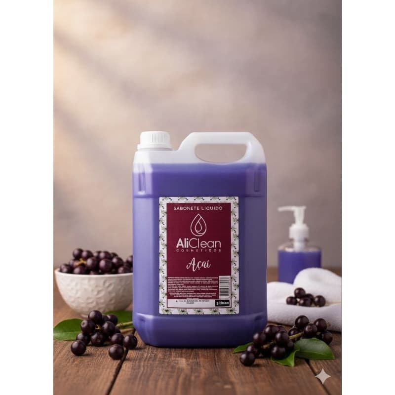 Sabonete liquido hidratante rosto, corpo e mãos 5L Ali Clean
