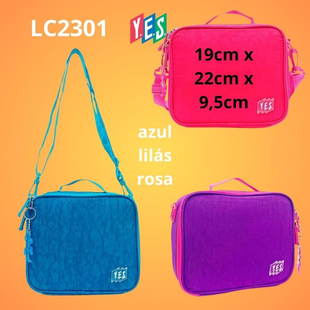 Bolsa Térmica Lancheira para Marmita YES com alça LC2301