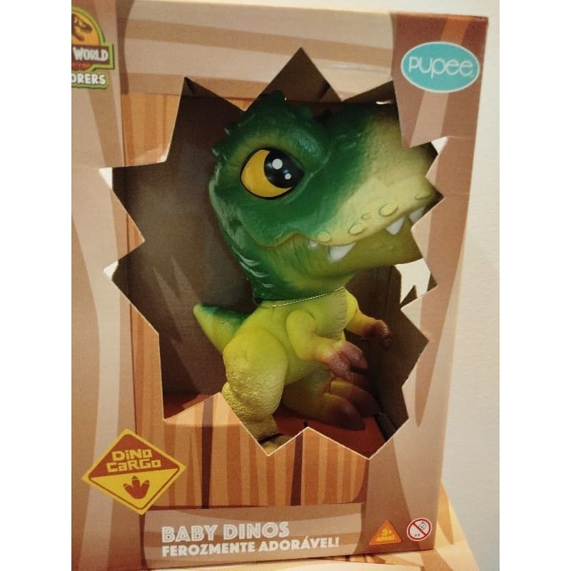 Dinossauros baby dino Pupee Jurassic World 25 cm