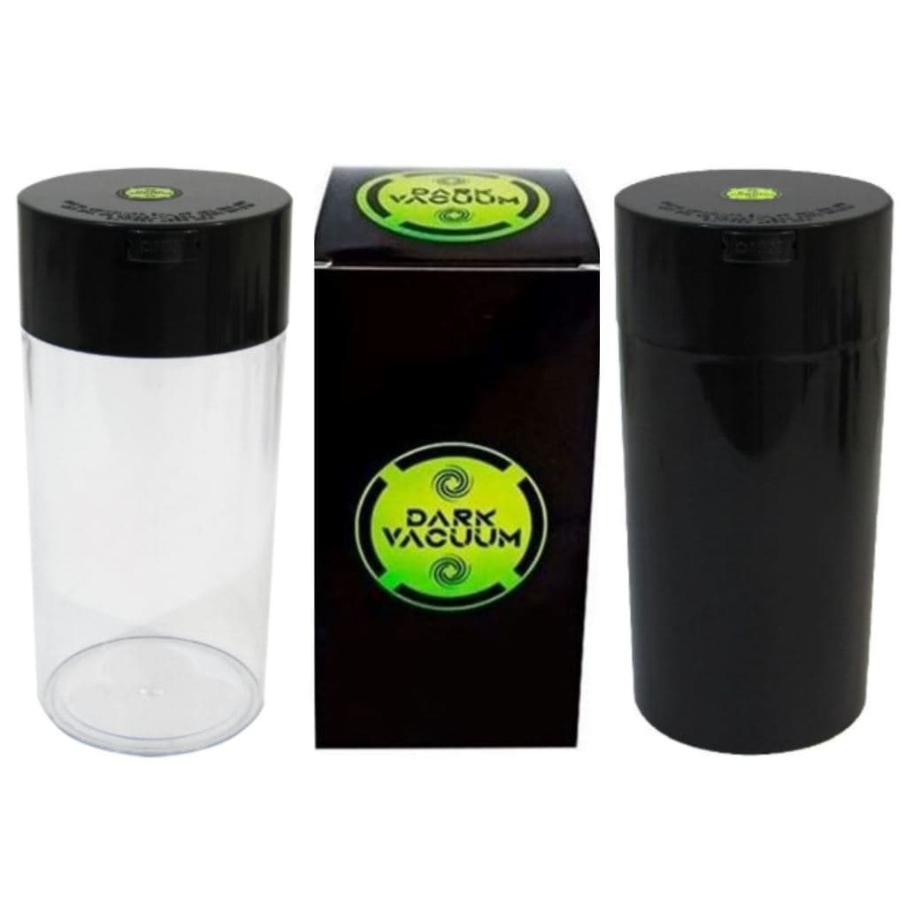 Pote Dark Vacuum 2500ml a Vácuo - Vedação Antiodor, Conserva Aroma, Hermético para conservação