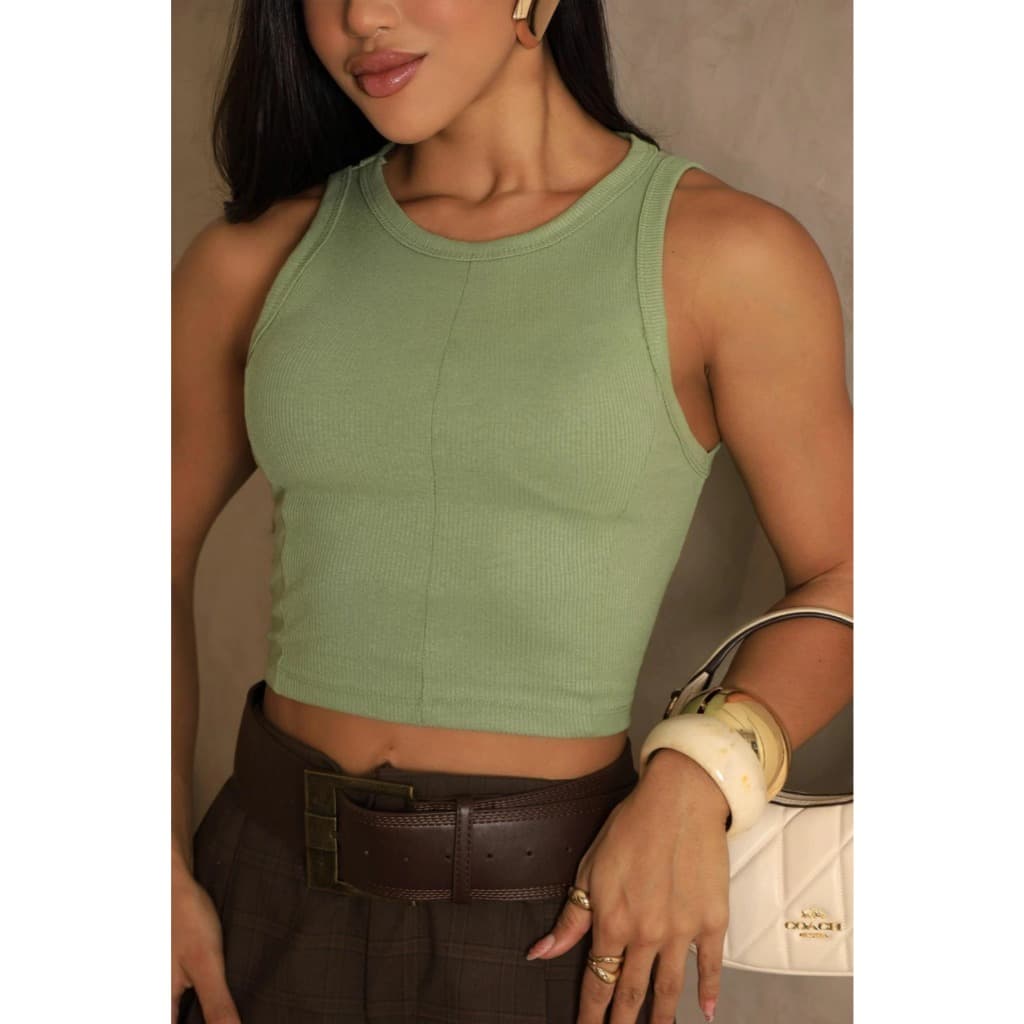 Cropped regatinha em Ribanna, blusinha feminina, cropped feminino