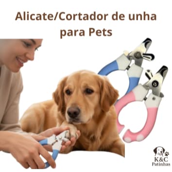 Alicate Cortador de unha para cachorro e gato, cortador de unha para pets