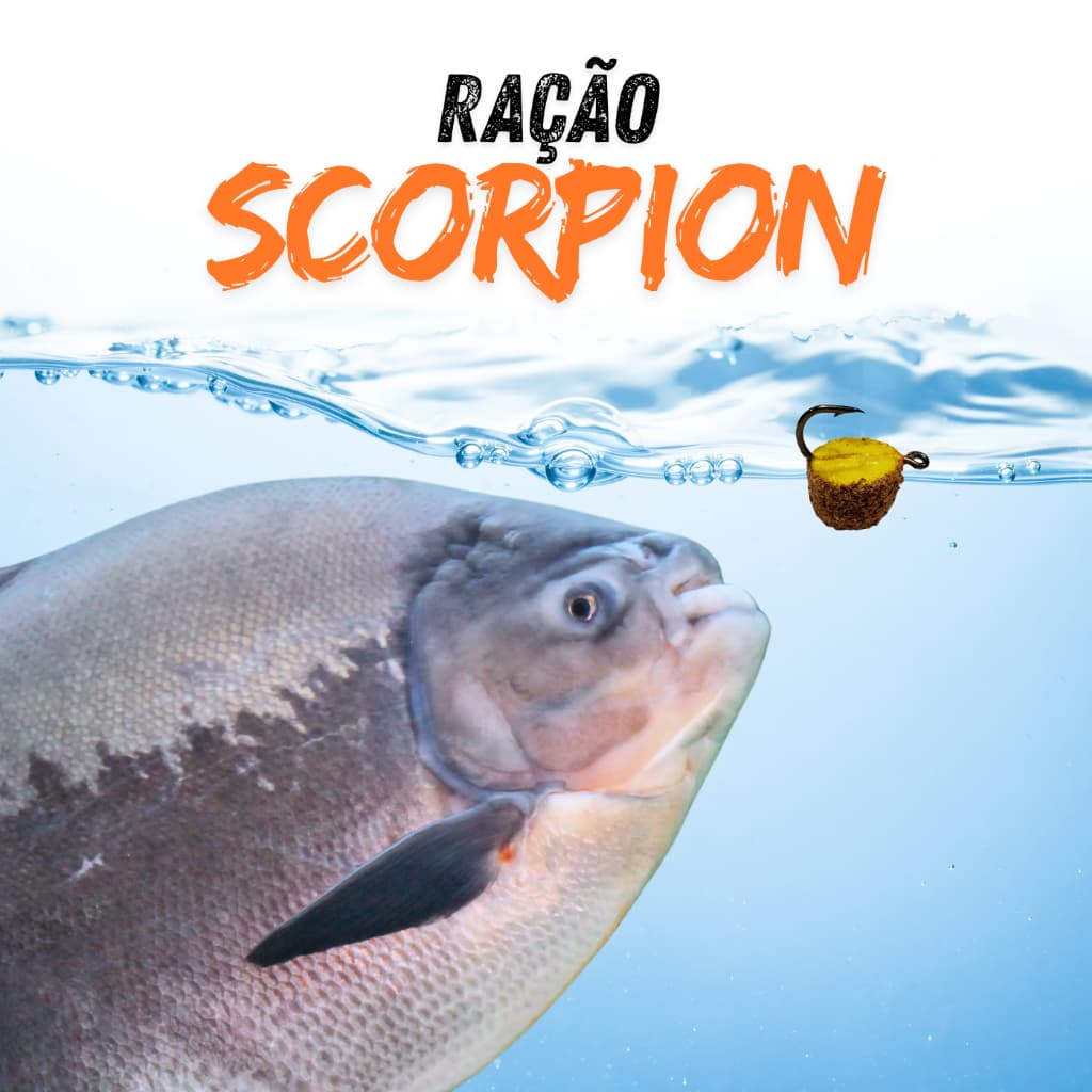 kit Ração Isca Artificial SCORPION C/5 Iscas para Pesca de  tilapia Matrinchã Pesca em Pesqueiro