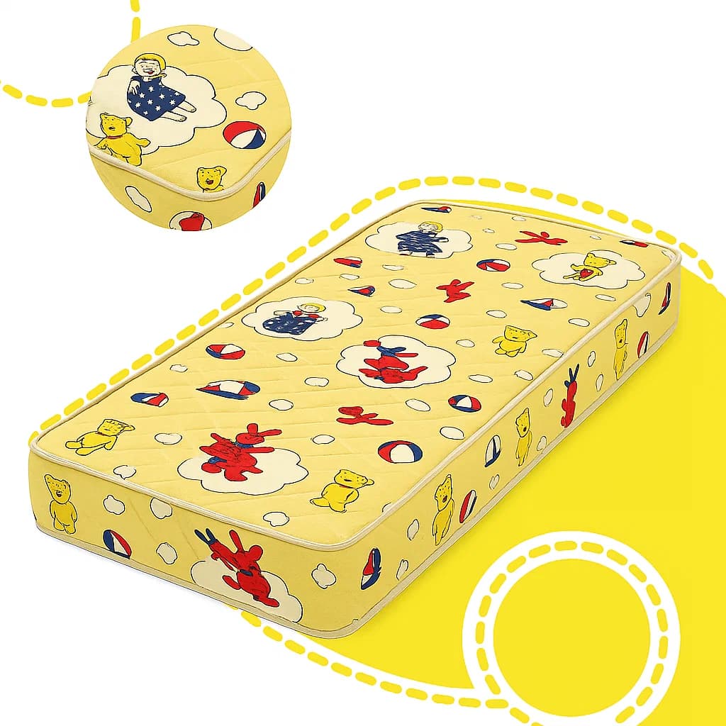 Colchão Mini Berço Moisés Bebê 88x38x10cm Luckspuma Espuma D18 Conforto