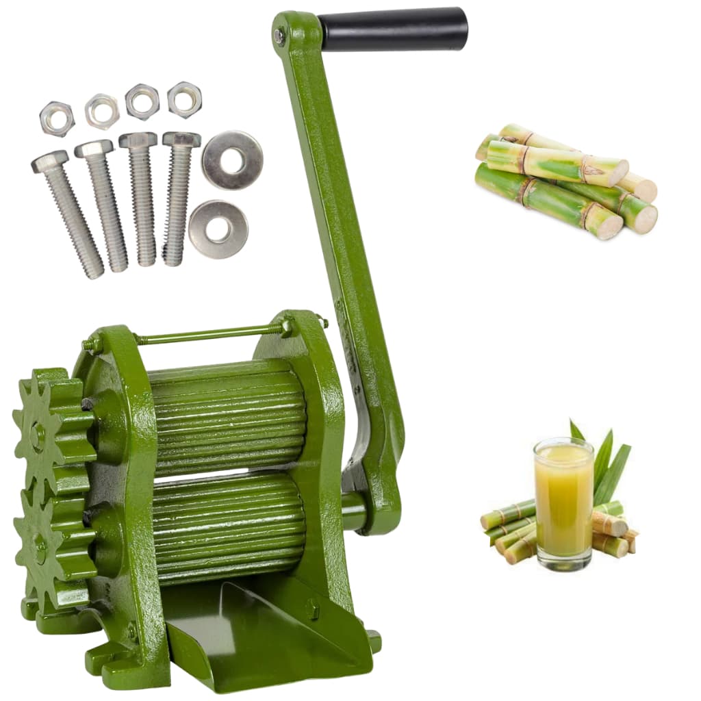 Engenho de Cana 2 Moendas Moedor Manual Garapa B30 Com Kit Parafusos Para Fixação Botini