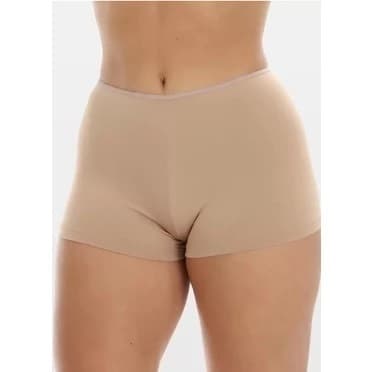 Kit 2 Anágua Short Curto Íntimo Segunda Pele Liso Feminino Short Para Saia e Vestido