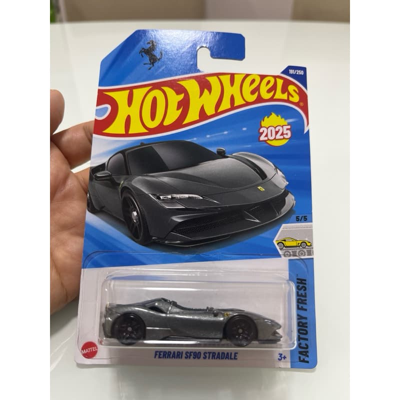 Carrinho Hot Wheels Ferrari SF90 Spider 2025 – Factory Fresh – Lacrado com Defeito de Fábrica