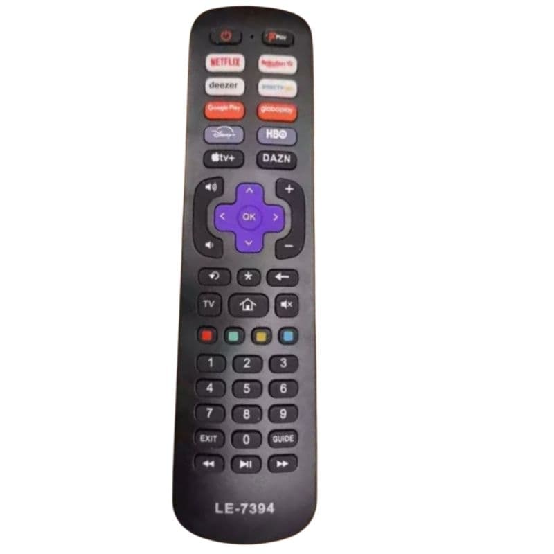Controle Remoto Roku Universal Compatível com Smart TV – Netflix, Disney+, HBO, Globoplay