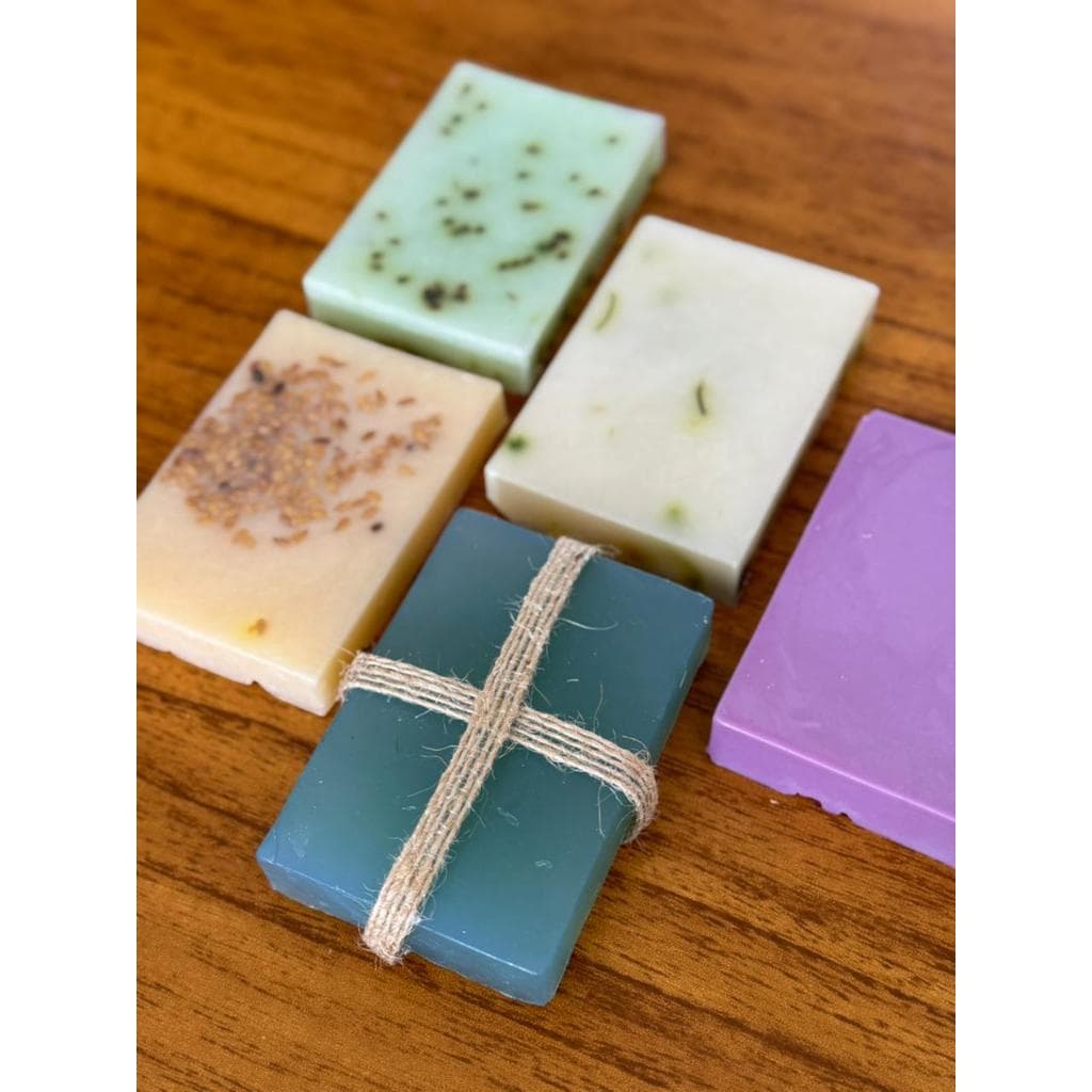 Lembrancinha kit 5 Unid  sabonete Natural Perfumado em Barra