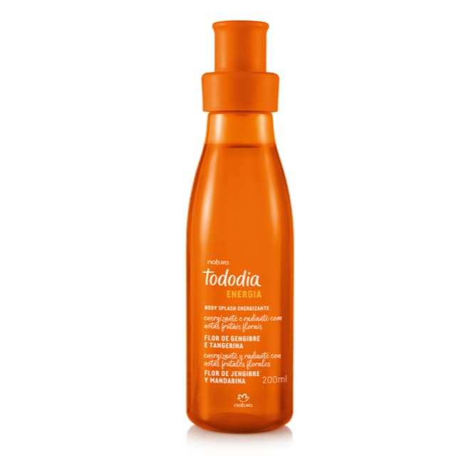 Body Splash Tododia Flor de Gengibre e Tangerina 200 ml