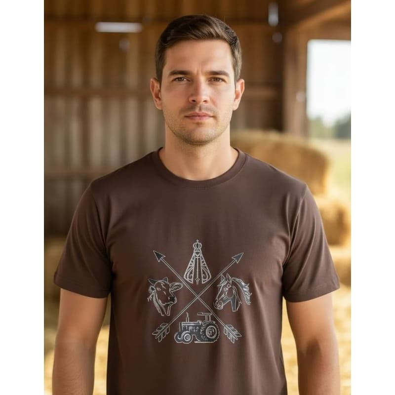 camiseta algro country 100% com ótima qualidade de acabamento e material singoww