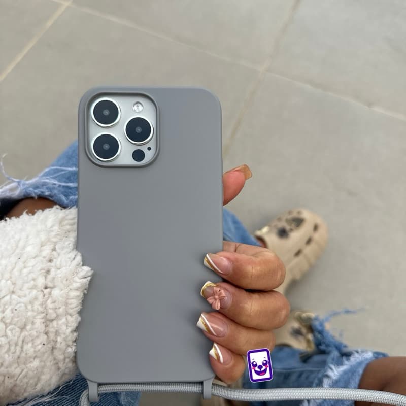 Capa case com Cordinha para Celular Proteção e Estilo no Seu Dia a Dia iPhones 15 15 pro 15 pro Max 16 16 pro 16 pro Max