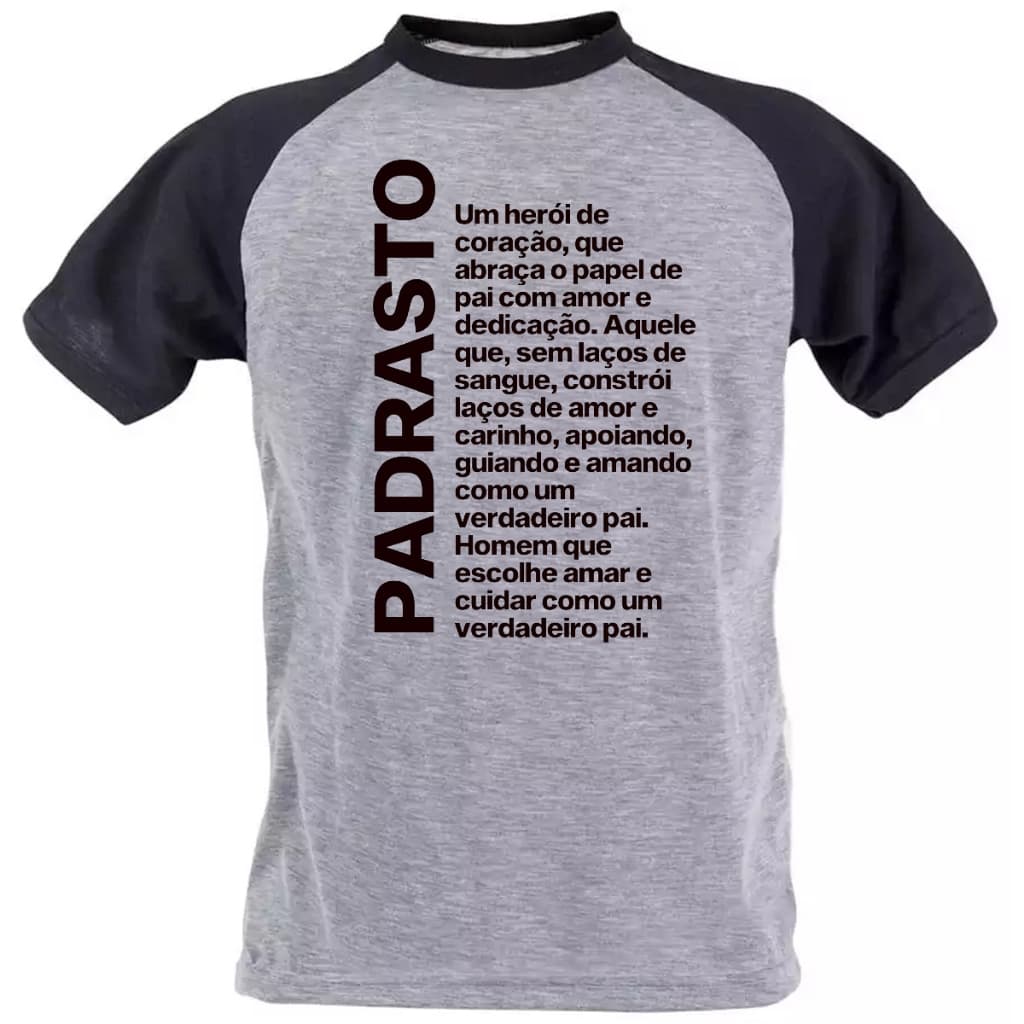 camiseta padrasto dia dos pais familia camisa amor tshirt qualidade presente