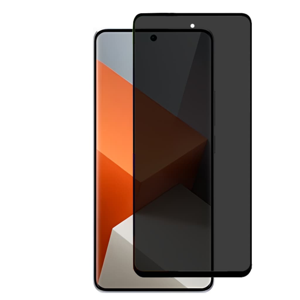 Película De Vidro 3d Privacidade Anti Spy Para Redmi Note 13 / Note 13 Pro / Note 14