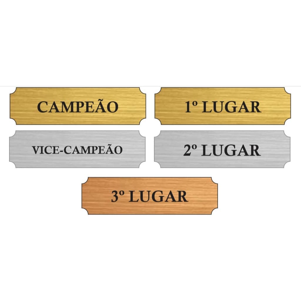 KIT Plaquinhas de Colocações Para Reposição