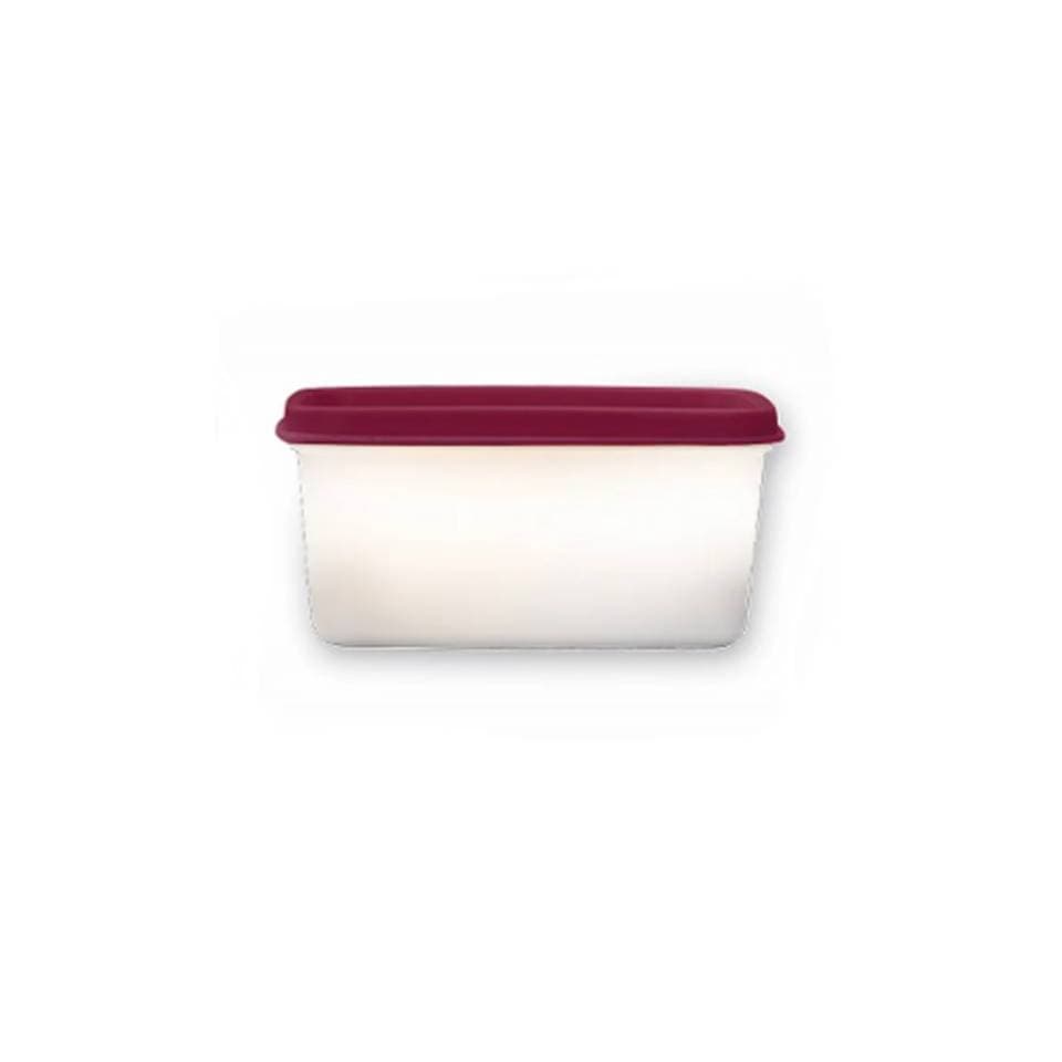 Tupperware Basic Line 500ml Transparente Tampa Marsala