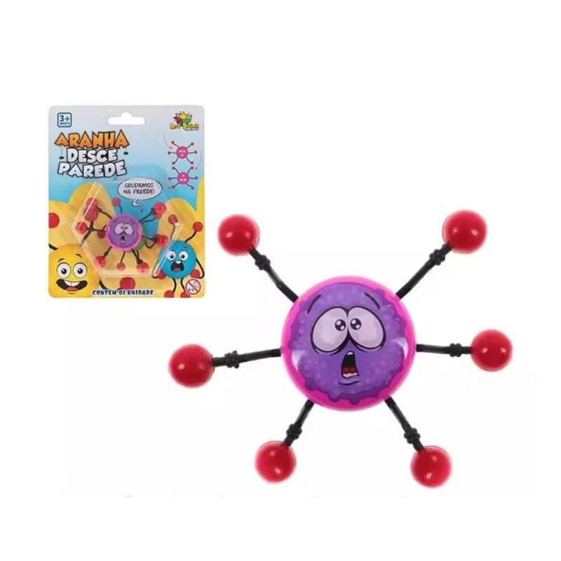 Brinquedo Aranha desce a parede