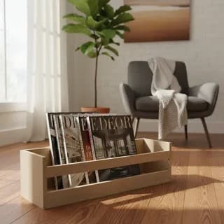 Porta livros Prateleira revisteiro porta temperos 2 unidades  40x10x10 cm MDF cru