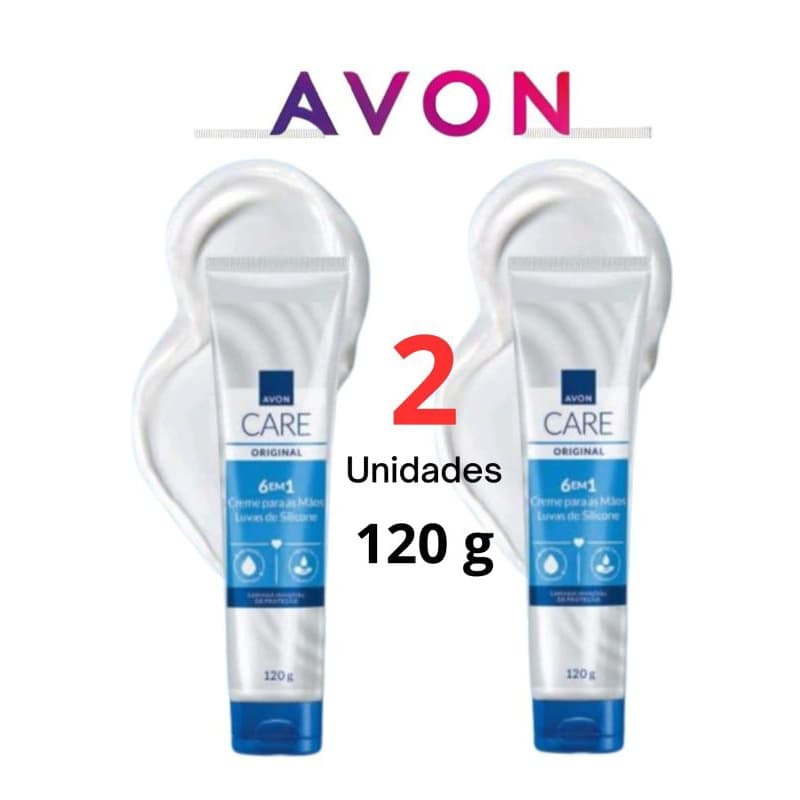 Kit Creme de Mãos Luva de Silicone 120g Avon Care