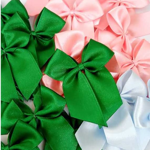 Laços de Cetim Nº07 (7x6cm) – Várias Cores – Ideal para Personalizados