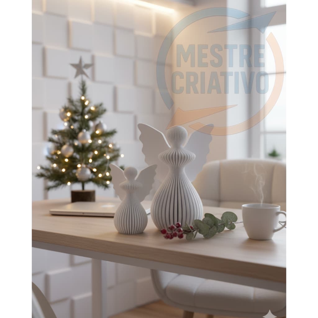 Anjos de Natal - Decoração - Natalino - Presente Criativo - Kit ou Unitário