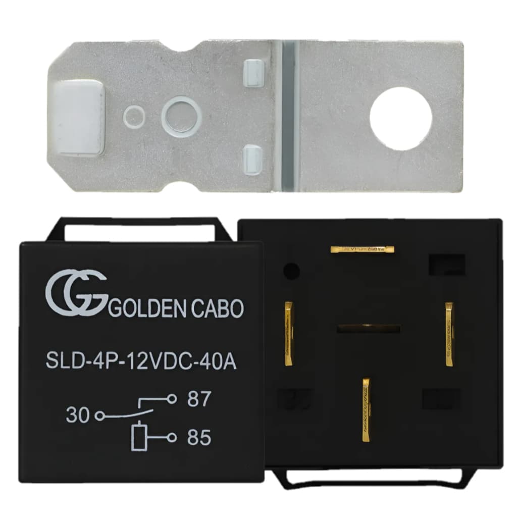 10pcs Relé Automotivo 4 Pinos 12V 40A – Compatível com Diversos Veículos