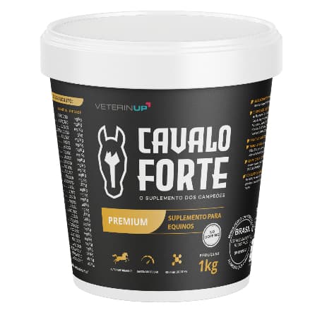 Cavalo Forte Premium 1kg - Explosão Engorda e Massa Muscular para Equinos - DIRETO DA FÁBRICA