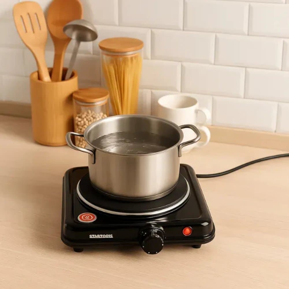 Fogareiro De Indução Cooktop Portátil Elétrico 1 Bocas 1200w Compacto Linha Premium