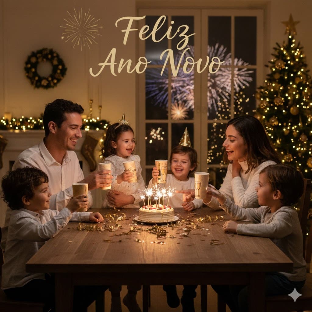 Kit com 24 unidades   Copo Long Drink Boas Festas Comemoração,Réveillon,  Feliz Ano Novo - 350ML