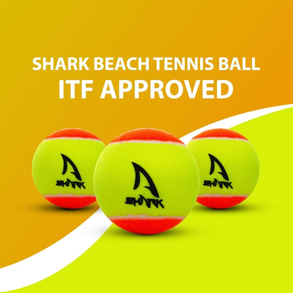 3 unid. bolinha de beach tennis Shark