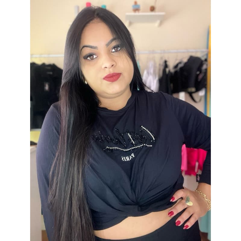 cropped feminino plus size cropped Tshirt plus blusas plus cropped plus size fofinha cropped faixa plus