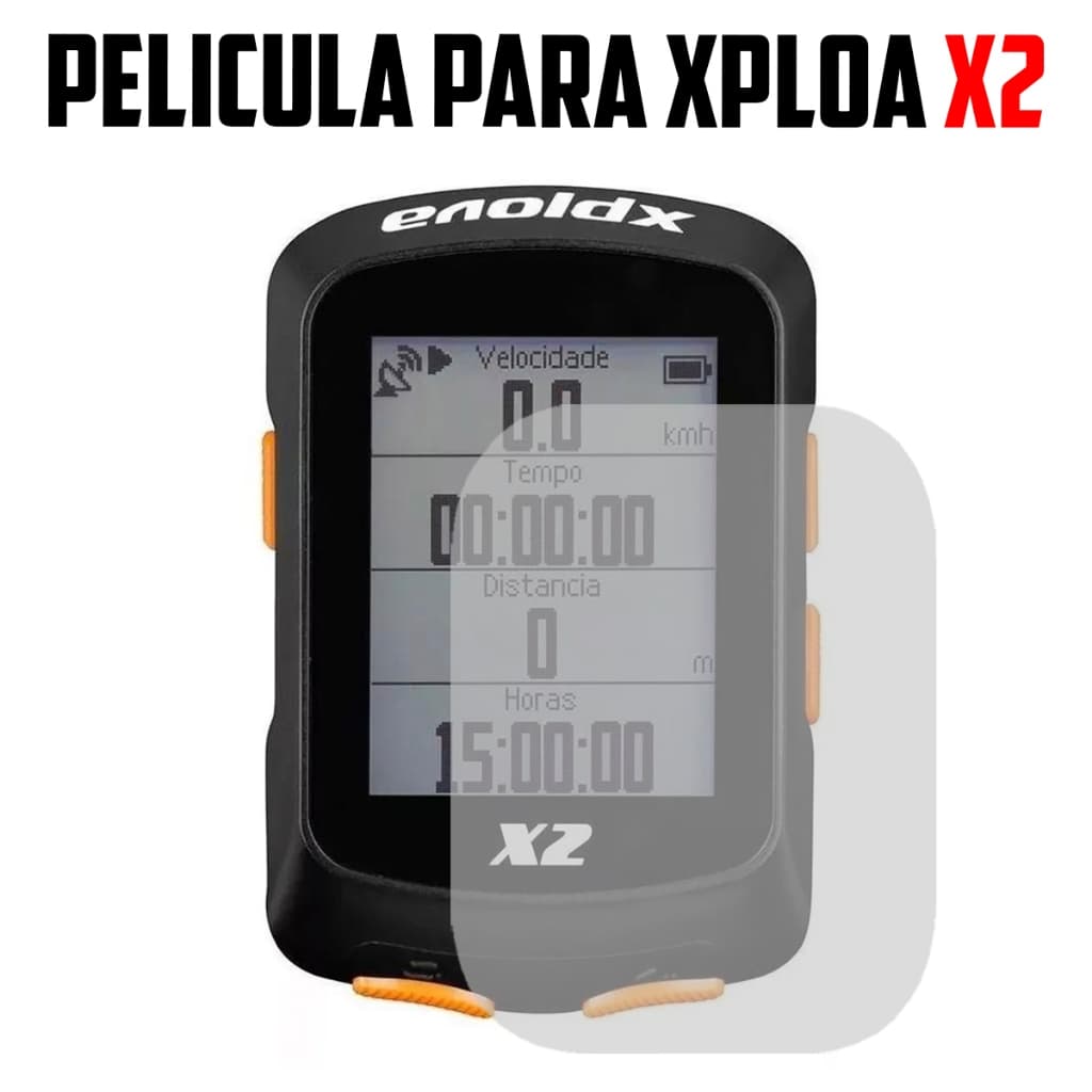 Película para Ciclocomputador gps Xplova X2 de Hidrogel Proteção de Tela