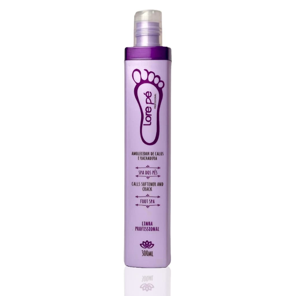 Amolecedor de Calos e Rachadura Lore Pé 300ml Uso Profissional