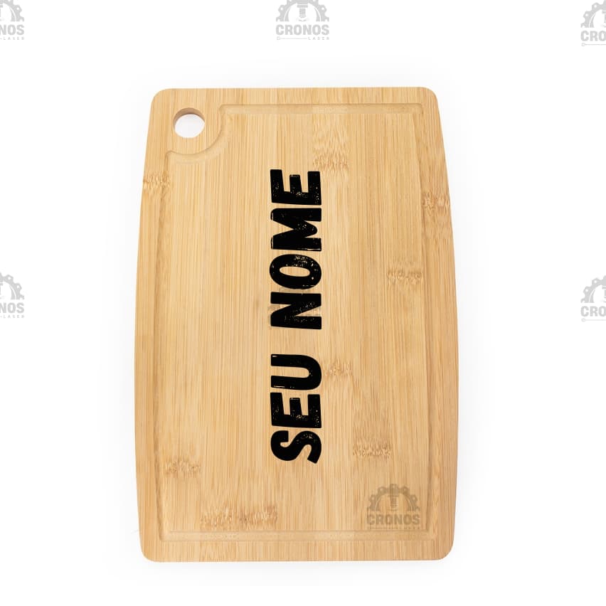 Tábua De Bambu Premium Para Churrasco Personalizada Natal Laser Time Nome Logo Ideal Carne Legumes Cozinha