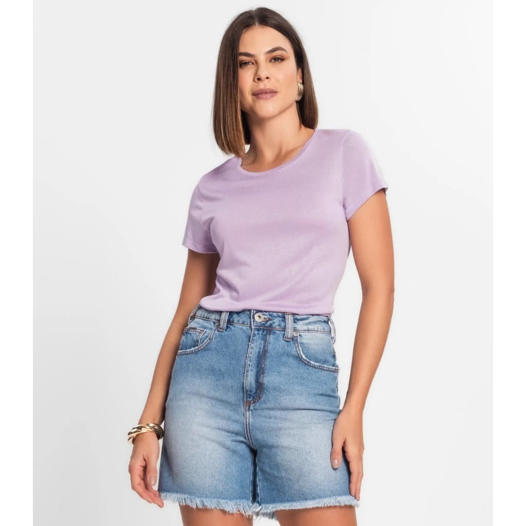Blusa Feminina Básica Visco Tricot Rovitex