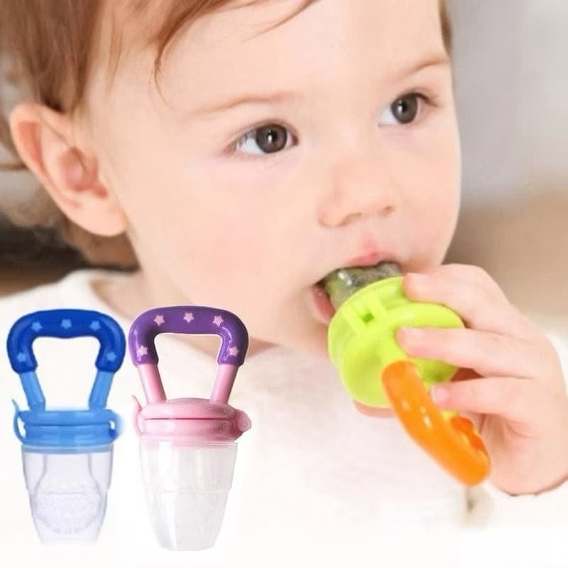 Chupeta Alimentadora Porta Frutas Mordedor Silicone Bebê