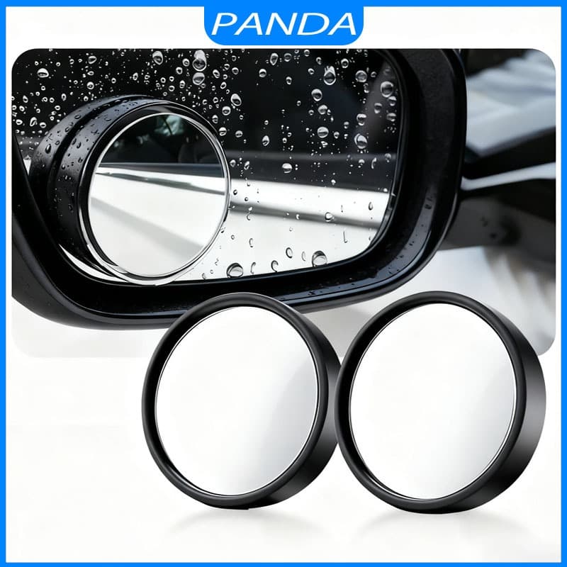 Espelho Retrovisor Carro Moto Convexo Fixo Móvel Auxiliar Externo Pontos Cegos 5cm Universal