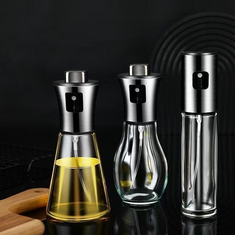 Borrifador de Azeite e Oleo 200ml Spray Cozinhanox Vidro Air Fryer Salada Prático Pulverizador