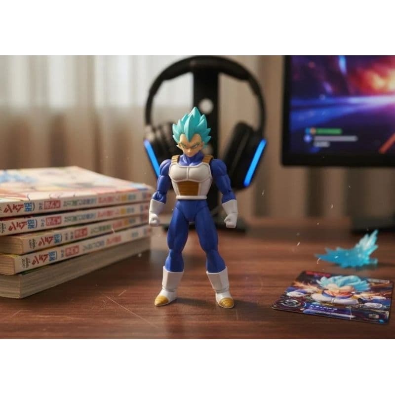 Boneco Vegeta Coleção Dragon Ball Super Burguer king